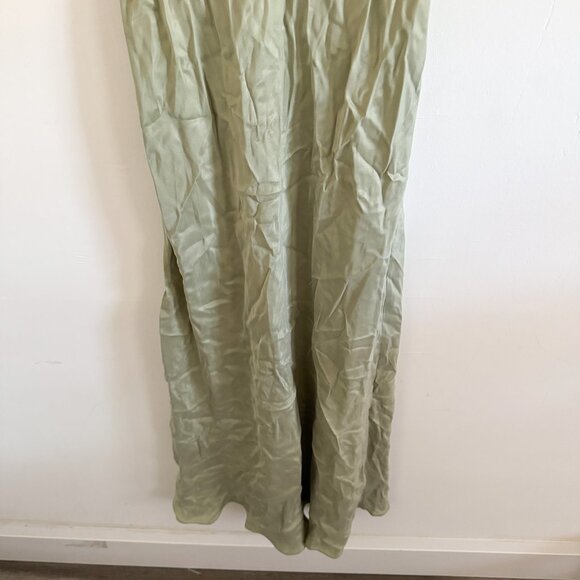 NWT J. Crew Green Gwenyth Cupro Slip Midi Dress 16 - Picture 4 of 7